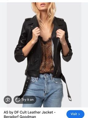 Gorgeous AS byDF leather jacket.